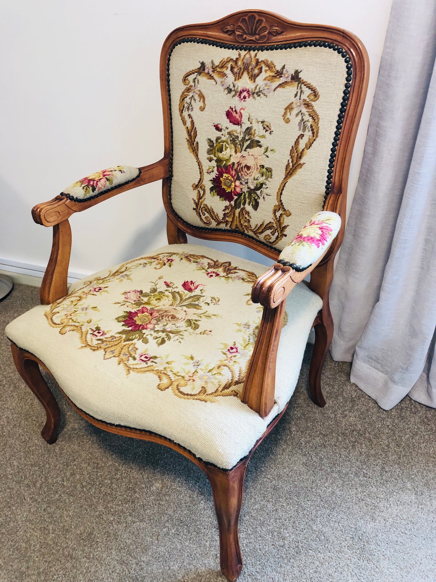 
                  
                    Vintage French Tapestry Chair (21803)
                  
                