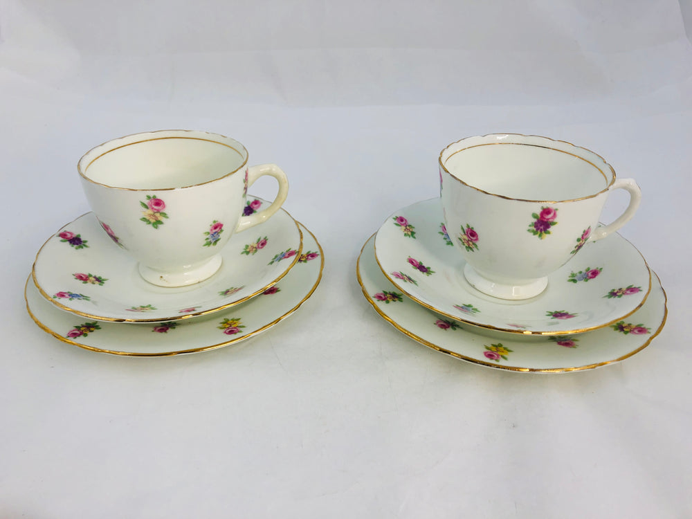 Sutherland Bone China Trio x 2 (21755)