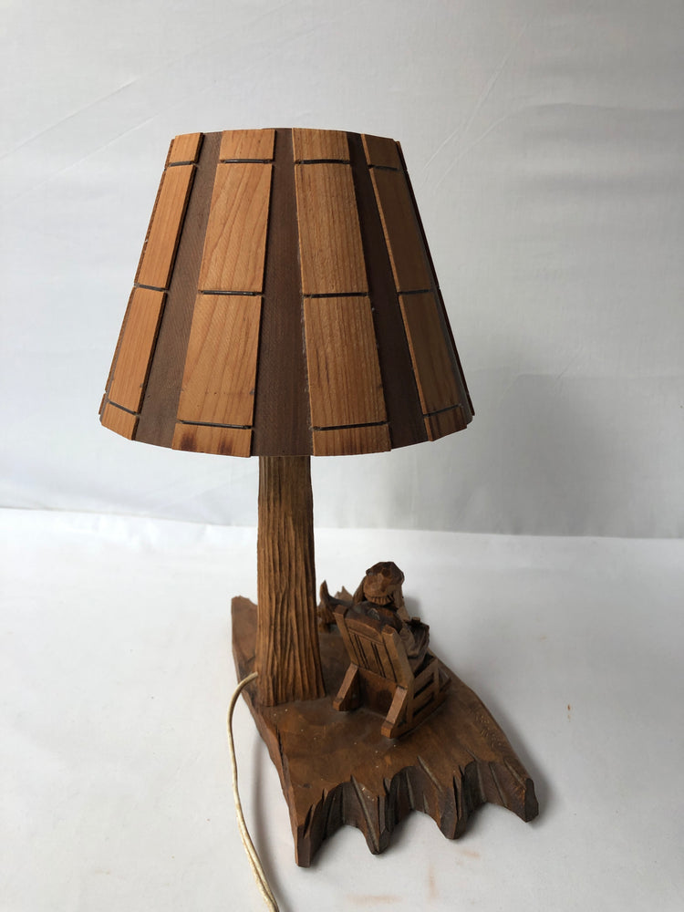 
                  
                    Berthier Beauregard Wood Carved Lamp (17242)
                  
                