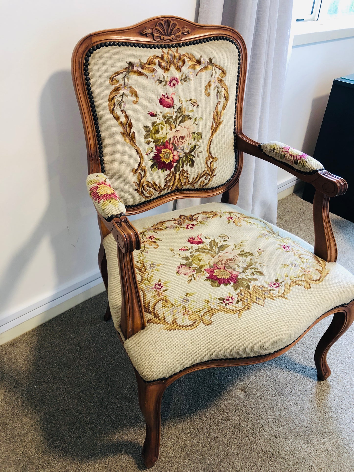 
                  
                    Vintage French Tapestry Chair (21803)
                  
                