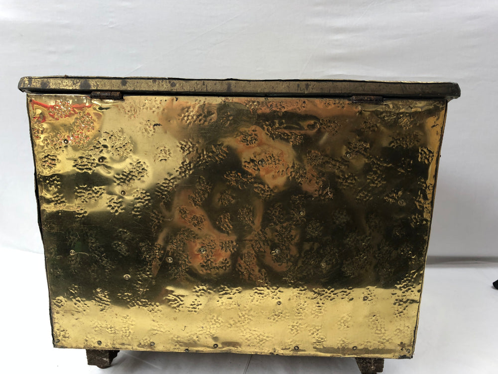 
                  
                    Antique Brass Repousse Coal Box (20219)
                  
                