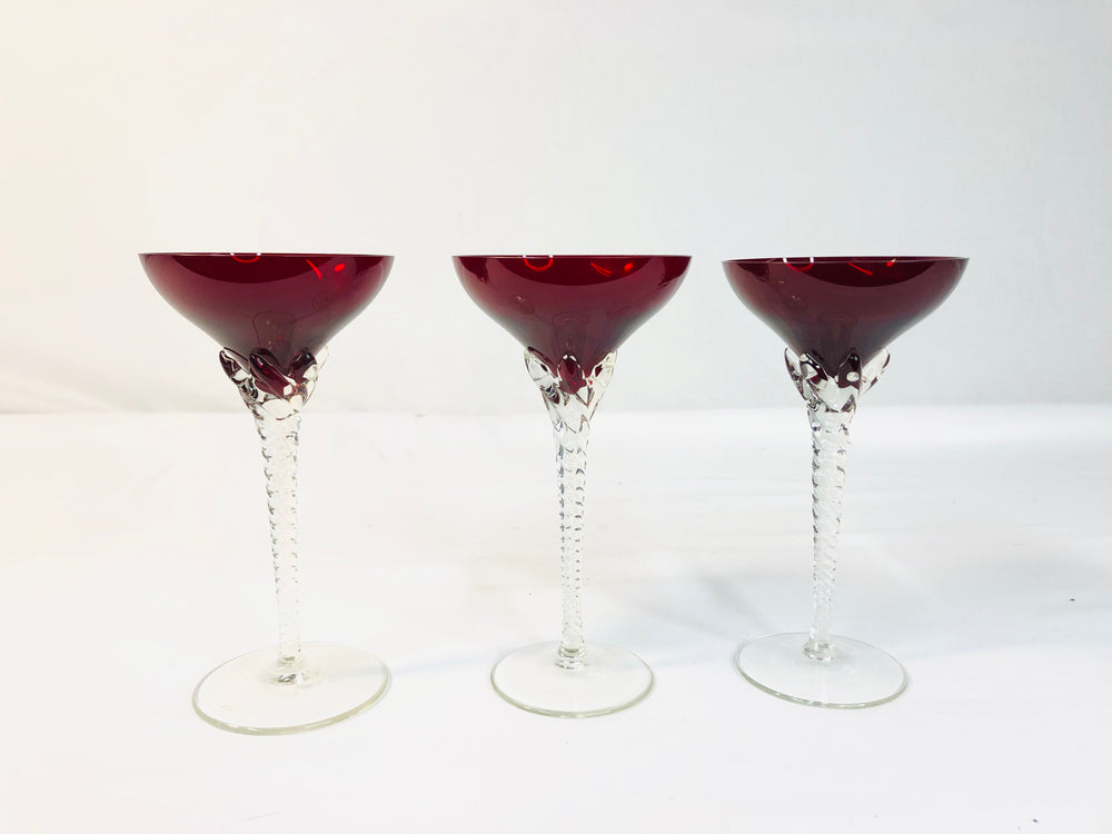 
                  
                    Vintage Hand Blown Martini Glasses (18112)
                  
                