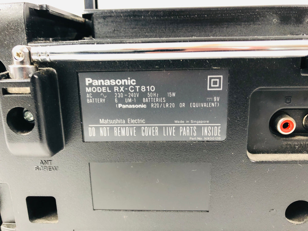 
                  
                    Panasonic Portable Stereo RX-CT810 (21518)
                  
                
