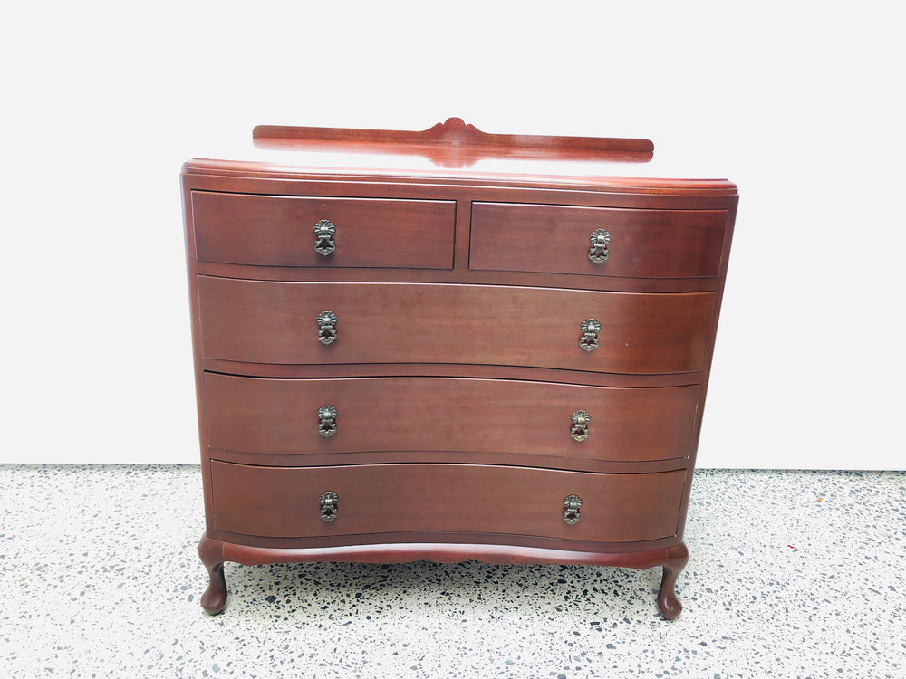 Solid Mahogany Drawers - 5 Drawer (21764)