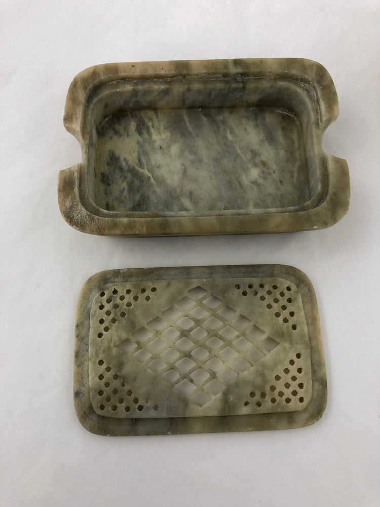 
                  
                    Onyx Pot and Marble Stone Soap Dish (19251)
                  
                