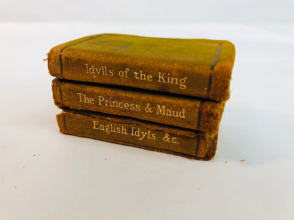 Antique Alfred Lord Tennyson - Miniature Books x 3 (18276)