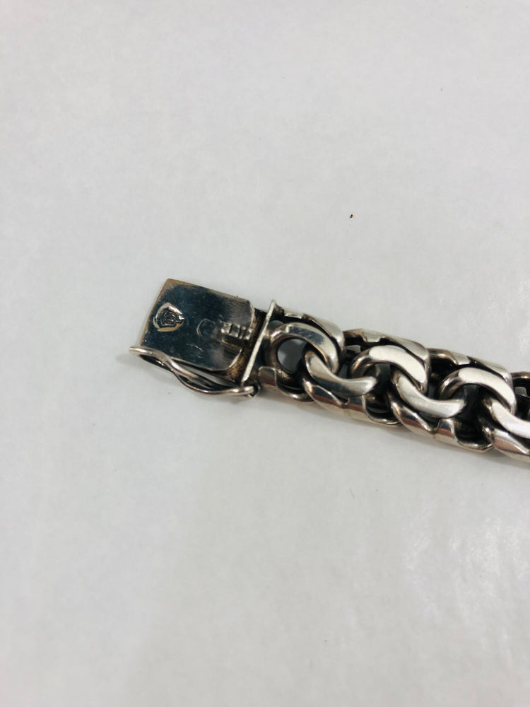 
                  
                    Heavy Silver Bracelet - Mens (20728)
                  
                
