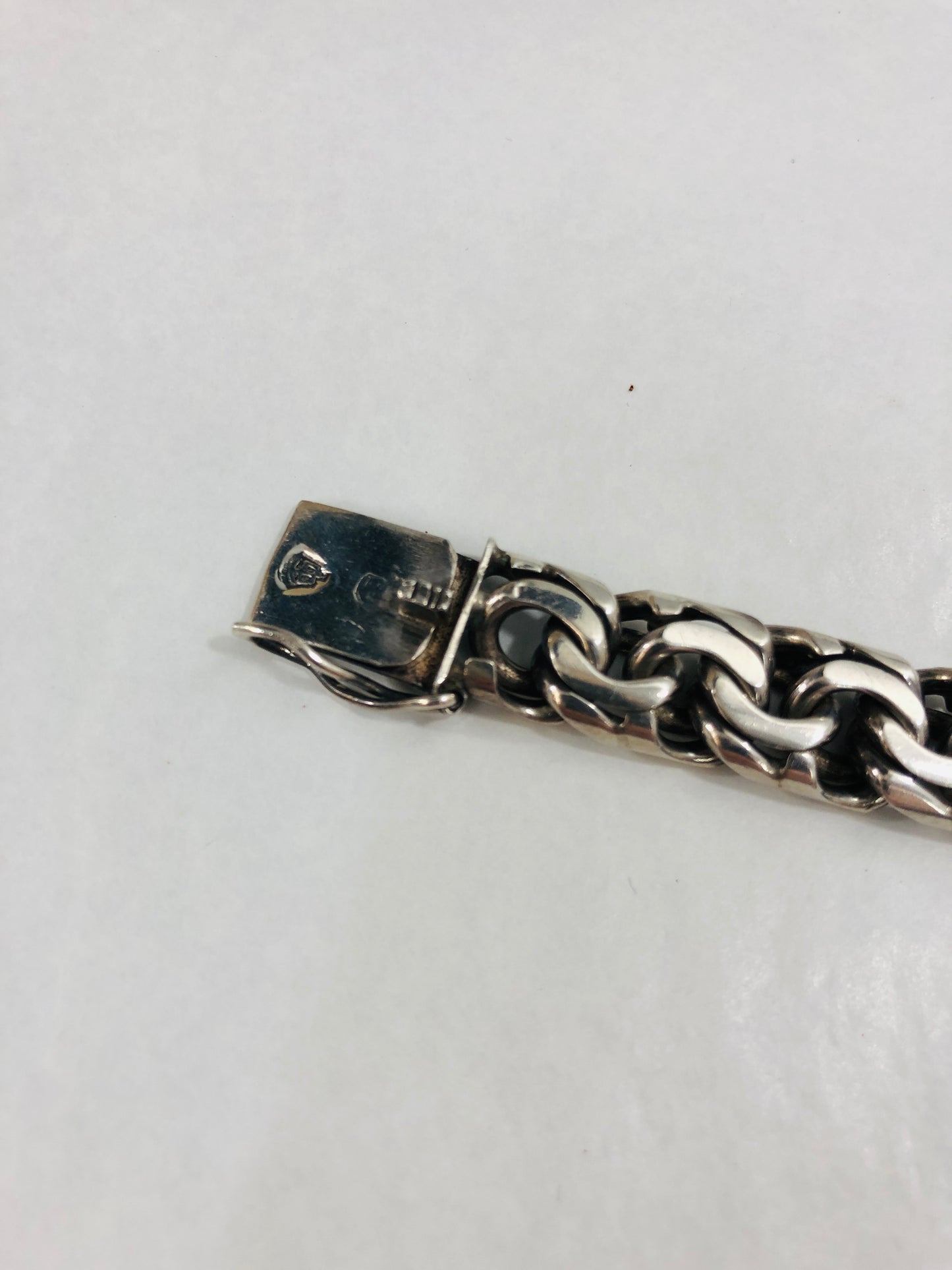 
                  
                    Heavy Silver Bracelet - Mens (20728)
                  
                