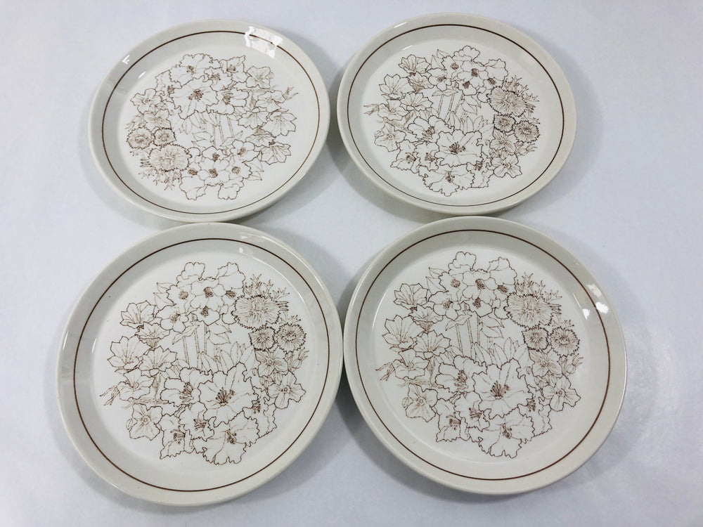 Crown Lynn - Forma Filigree 600 Side Plates  x 4(20585)