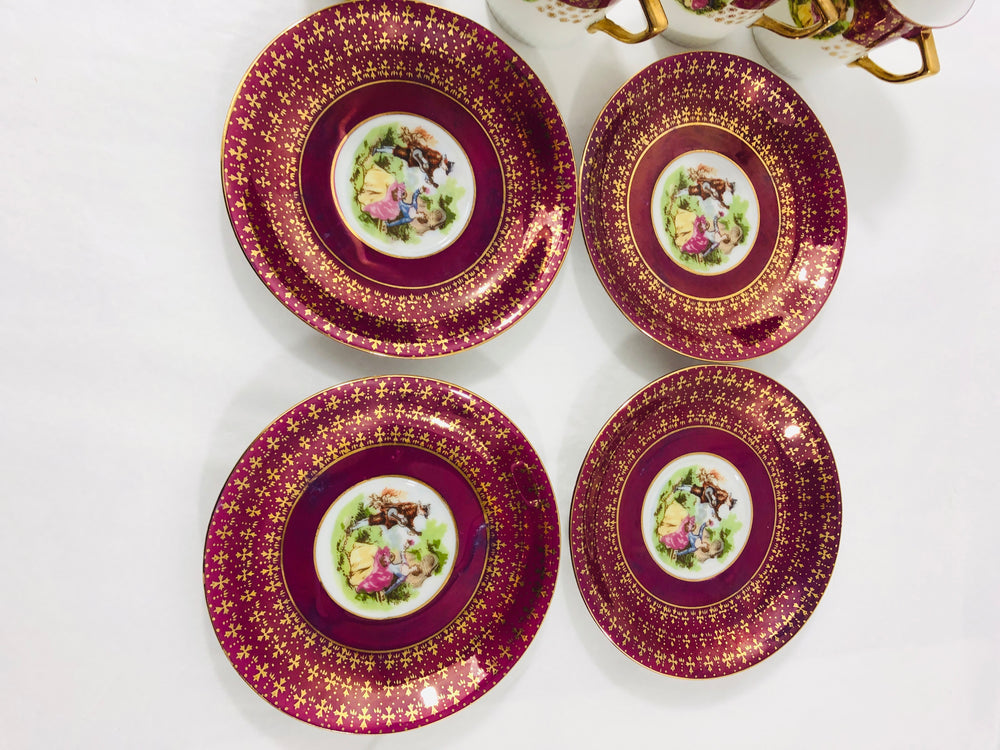 
                  
                    Vintage Saji Set of 4 Coffee/Tea Cups and Saucers (20670)
                  
                