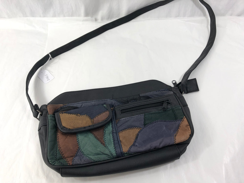 Vintage Leather Patch Bag (21442)