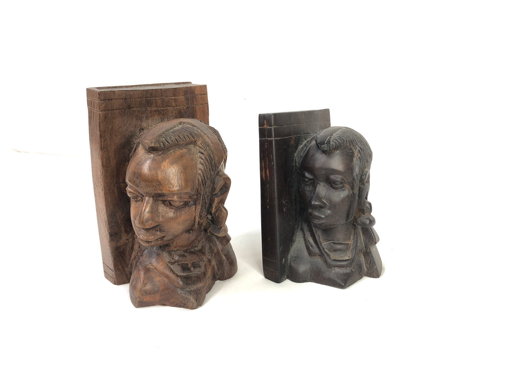 Solid Wood Bookends -Different Size (18058)