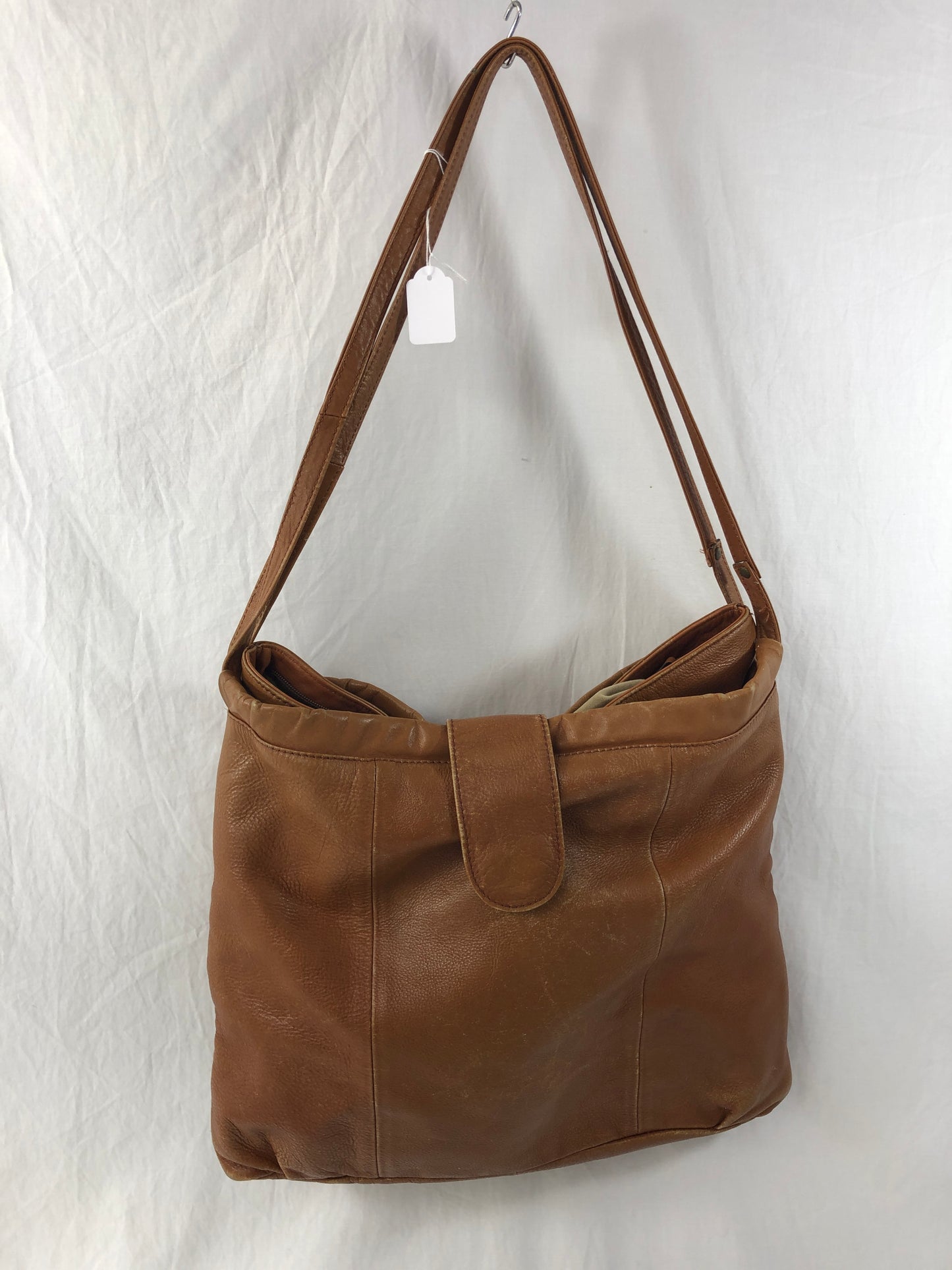 
                  
                    Selva - Genuine Tan Leather Satchel/Shopper Bag (21422)
                  
                