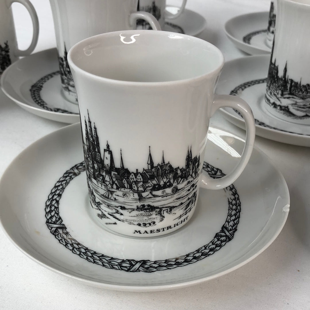 
                  
                    Mosa Black & White Tea cups & Saucers (16804)
                  
                