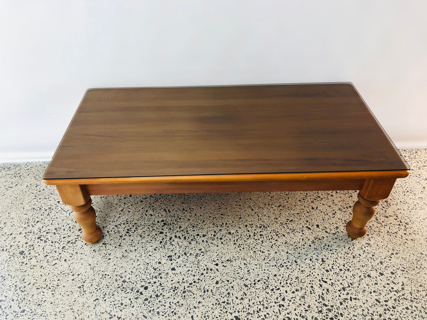 
                  
                    Rimu Coffee Table with Glass with Smoked Glass Top (21512)
                  
                