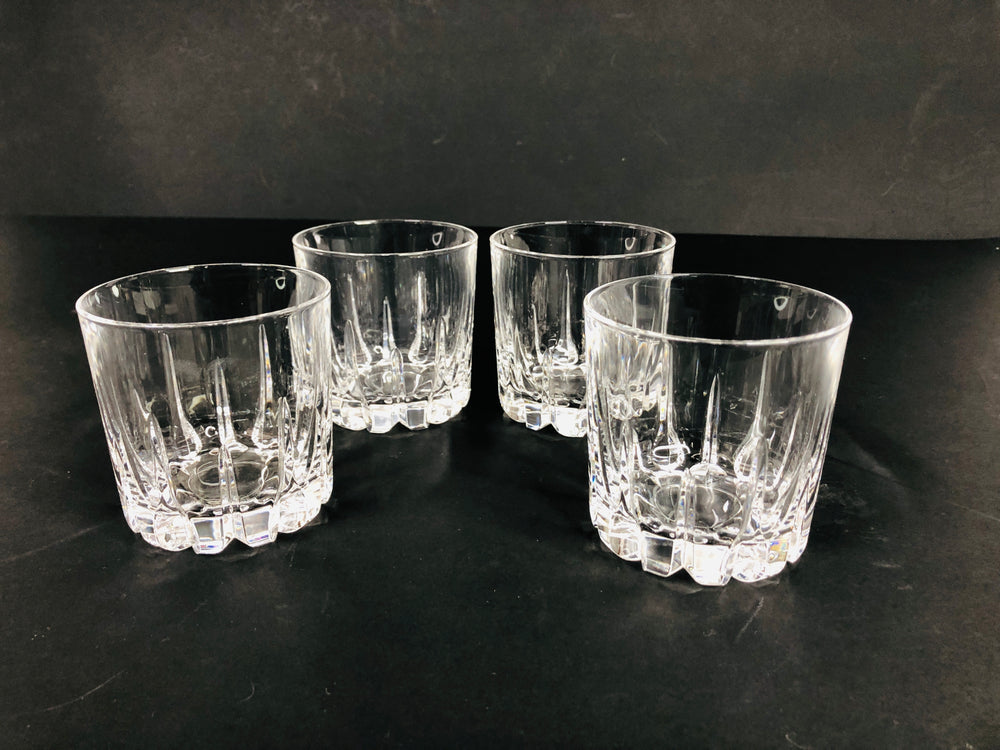 Crystal Whisky Glasses x 4 (18106)