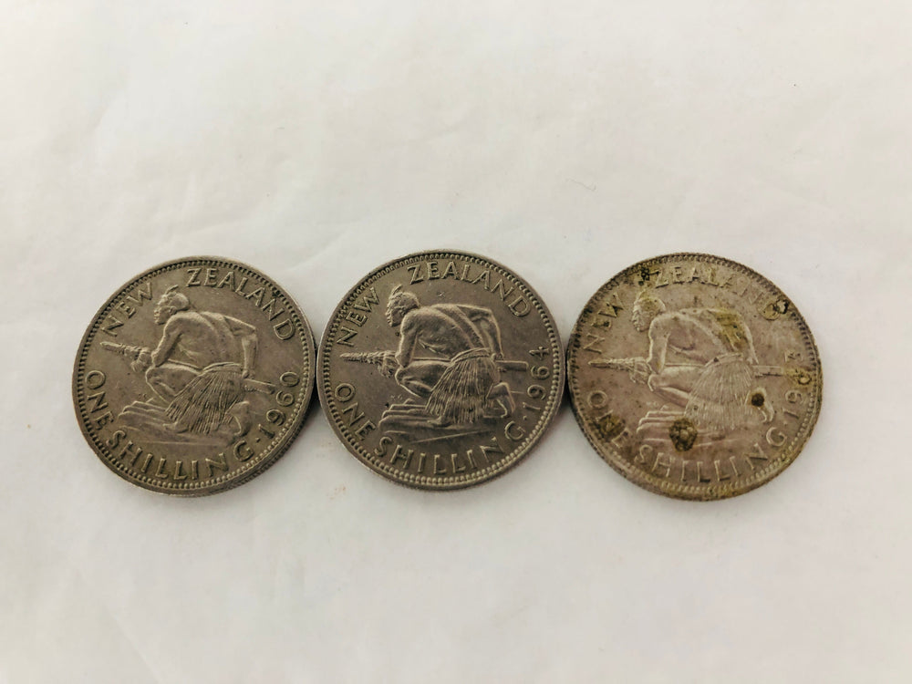New Zealand Pre-decimal Coins - One Shilling  (21723)