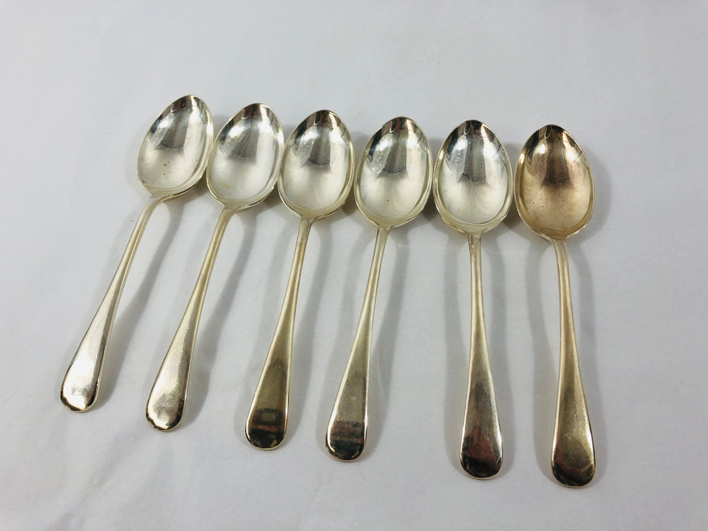 EPNS Silver B & J.S LTD Dessert Spoons  x 6 (21948)
