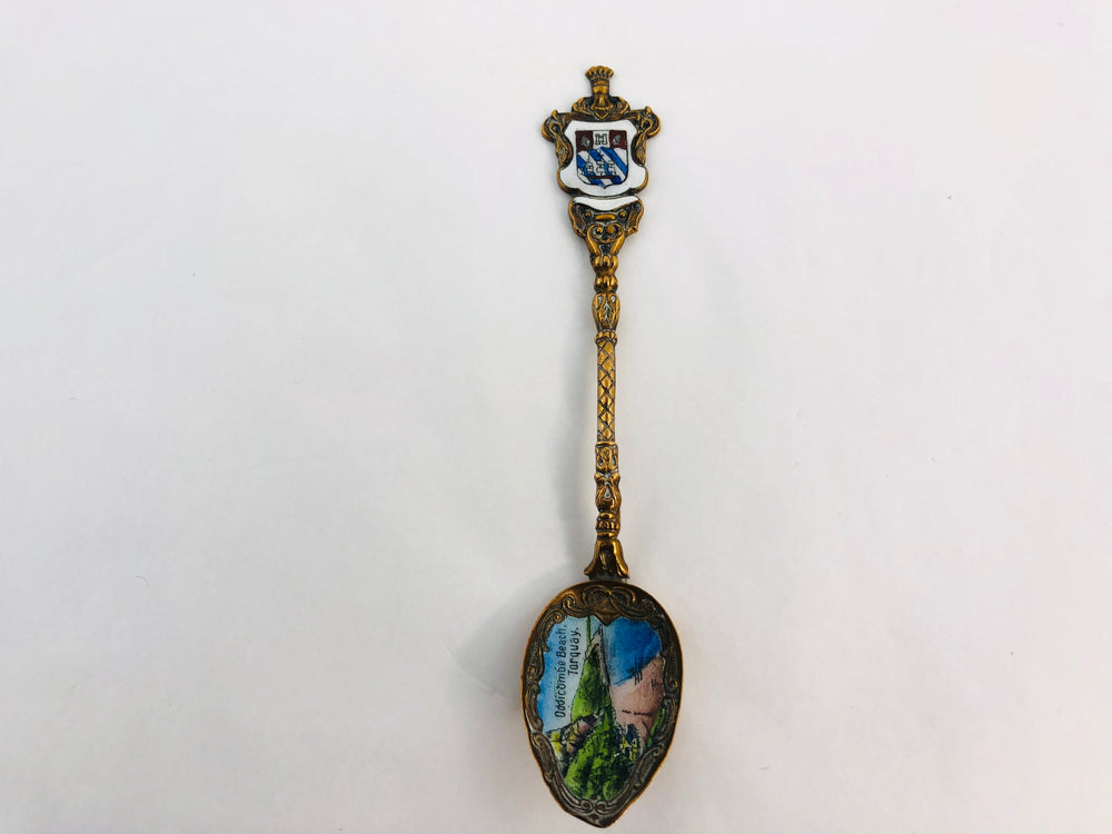 Rare Vintage Copper Collectable Souvenir Spoon (21331)