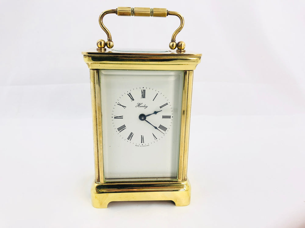 Vintage Henley Carriage Clock - Solid Brass (21672)
