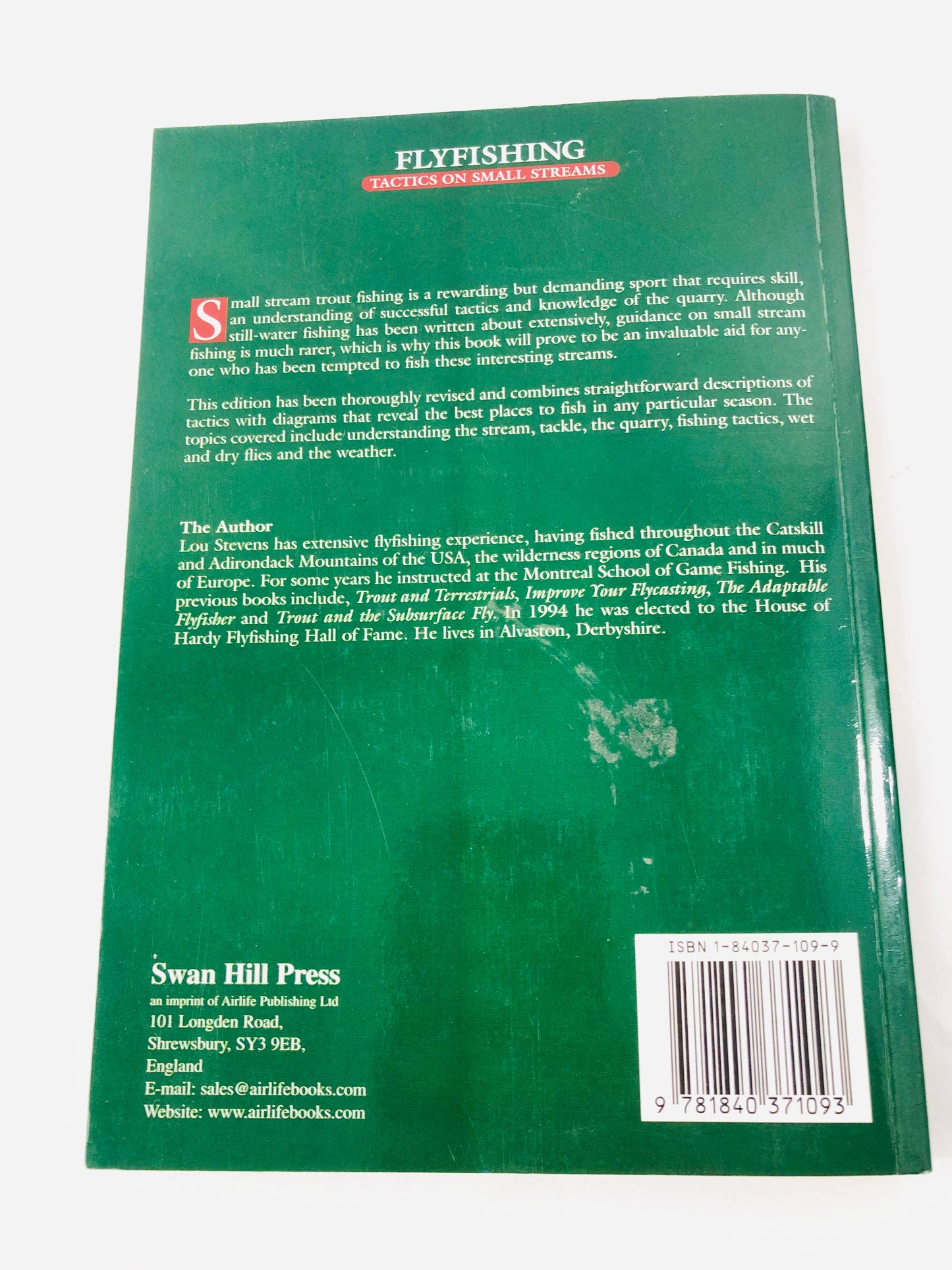 
                  
                    Flyfishing Book - Tactics on Small Streams (21582)
                  
                