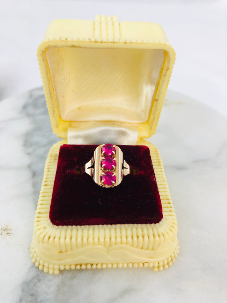 
                  
                    10K Gold Pink Ruby Gemstone Ring  - A&V (21589)
                  
                