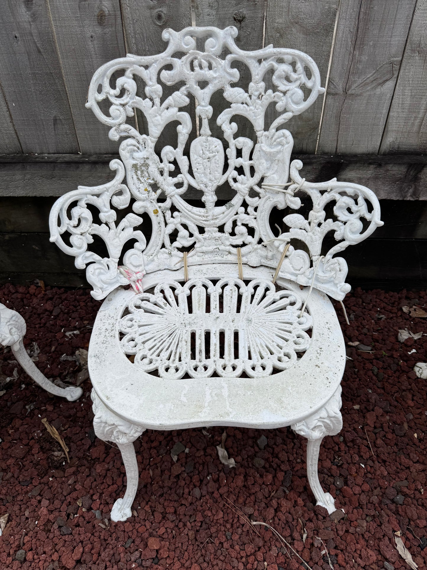 
                  
                    2 x Cast Aluminium Outdoor Chairs (21837)
                  
                