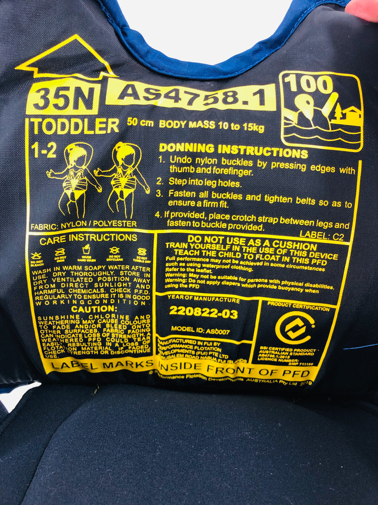 
                  
                    Ultra Raider Infant/ Toddler Lifejacket (21698)
                  
                