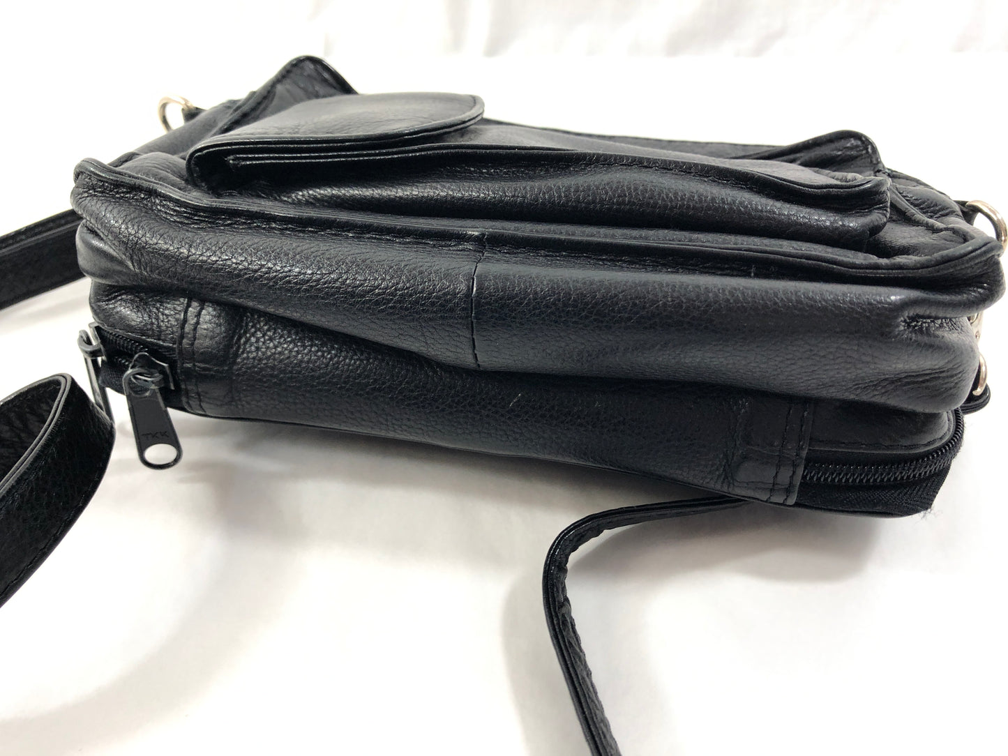 
                  
                    Black Lagranvia Over the Shoulder Leather Bag (21424)
                  
                