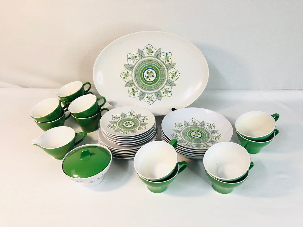 Vintage Noritake Malemine Ware - 33 Piece Breakfast Set (18123)