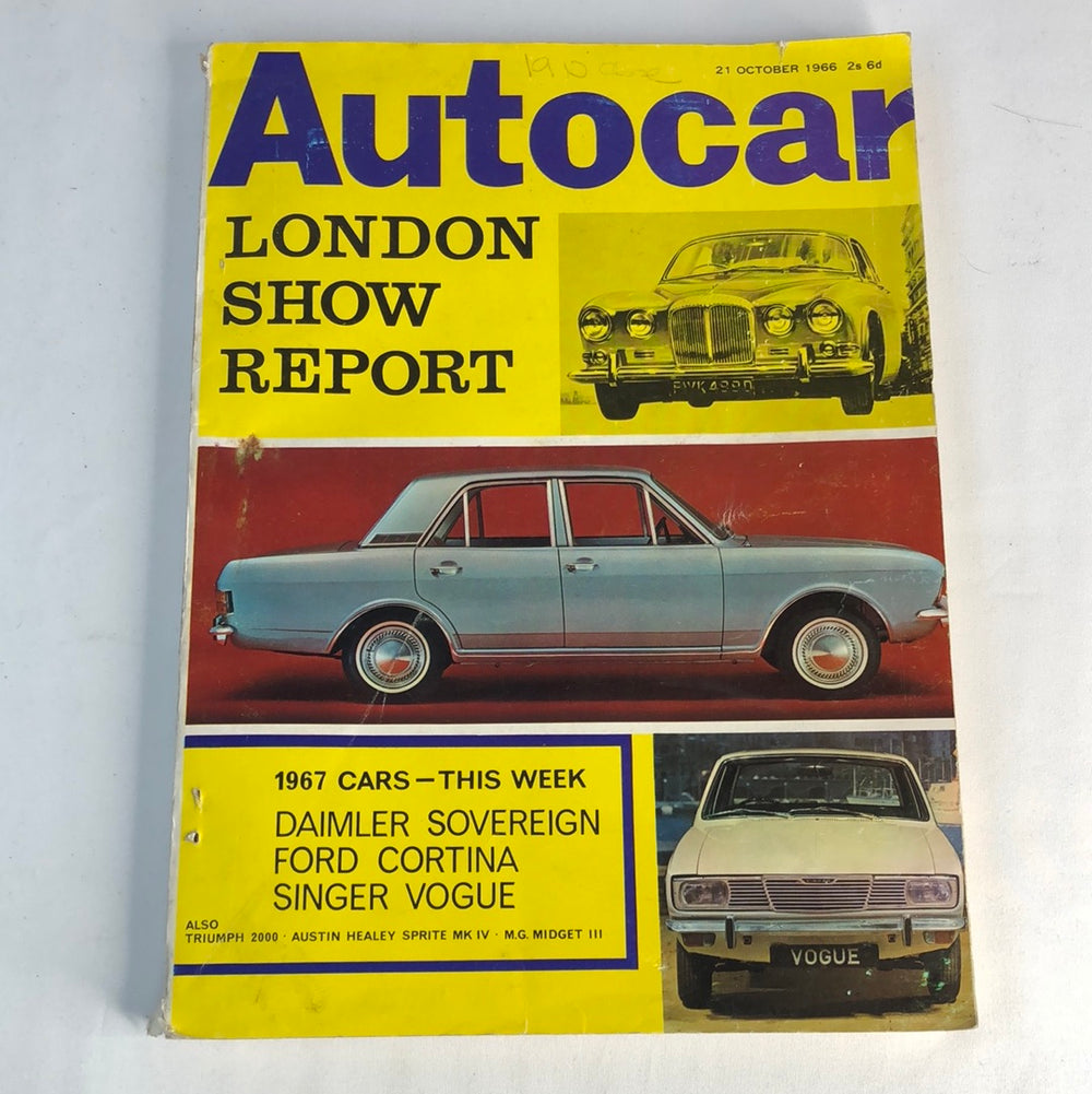 Autocar London Show Report 21 October 1966 (17149)