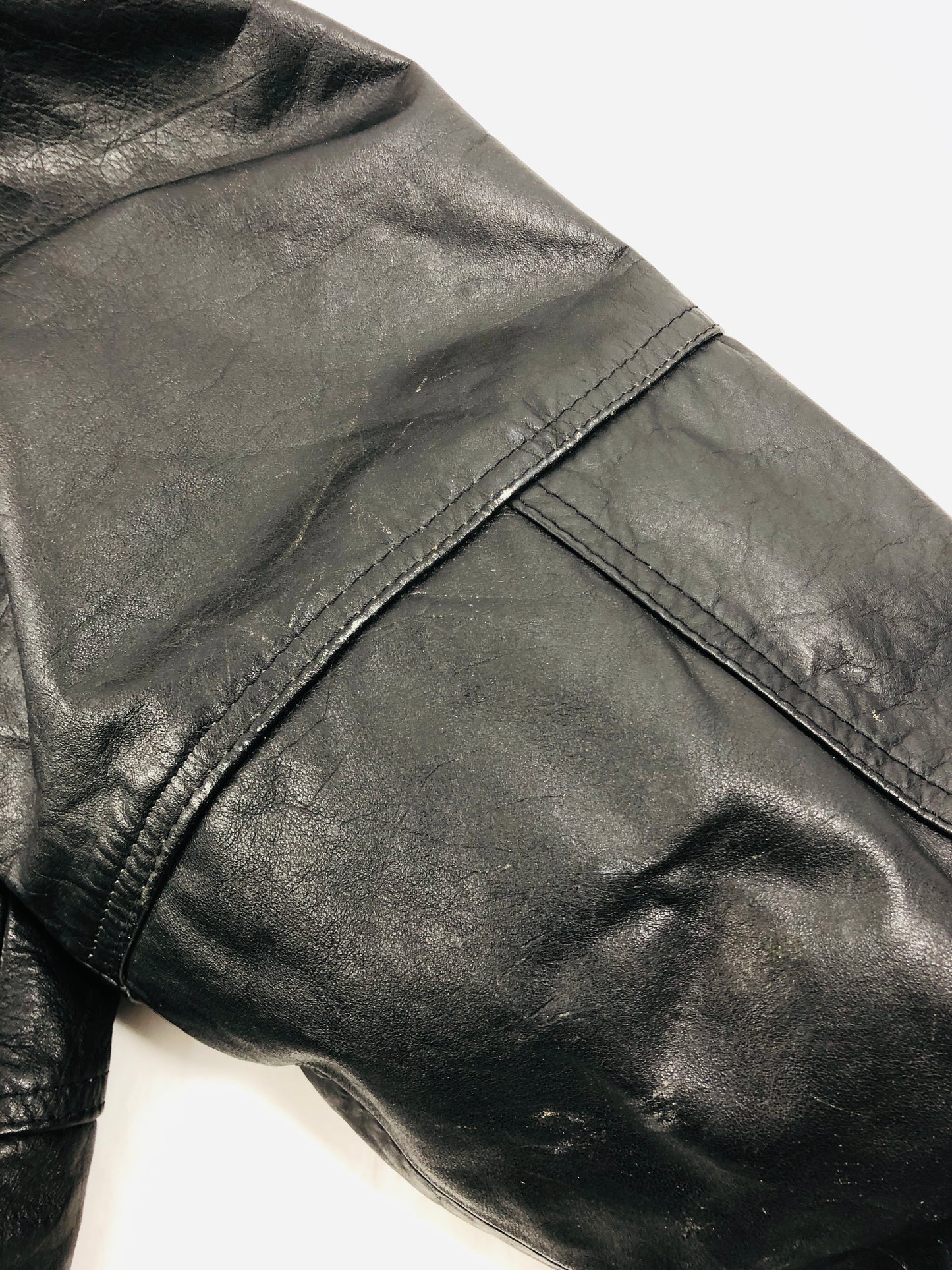 
                  
                    Vintage Genuine Black Leather Jacket - NEPAL (21685)
                  
                
