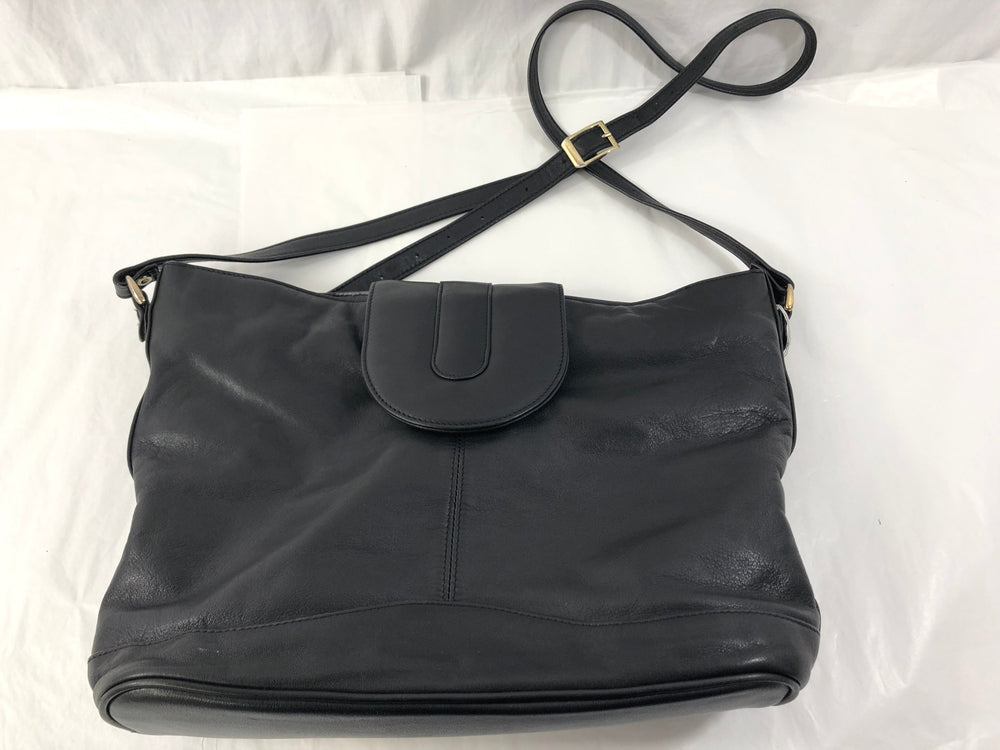Back Ladies Leather Satchel/Shopper Bag (21423)
