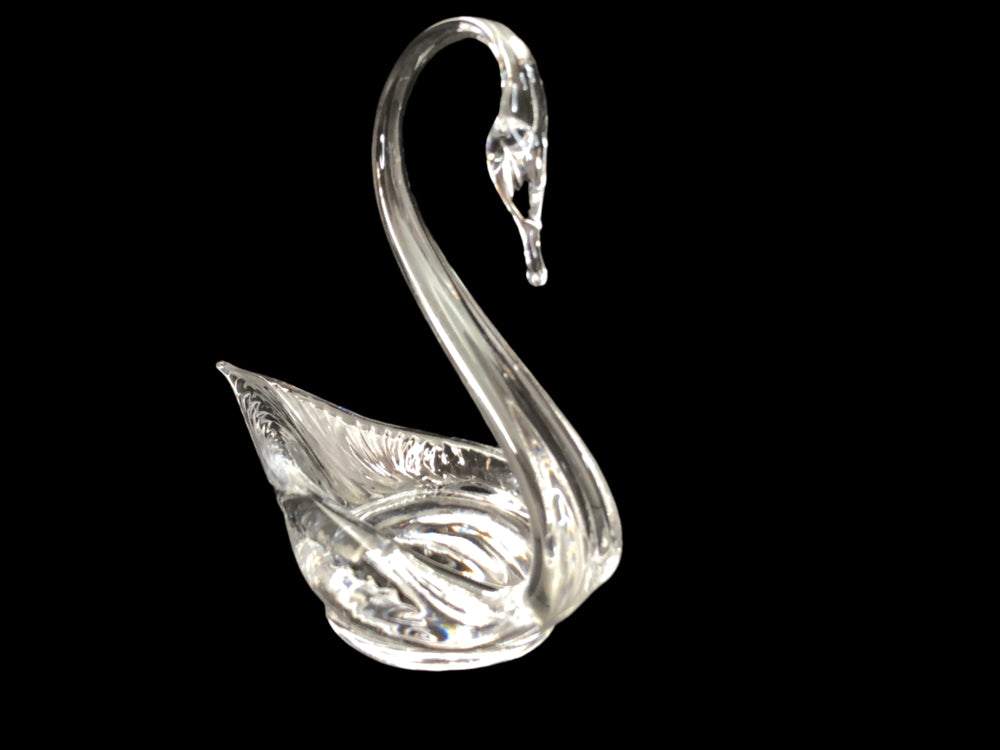 
                  
                    Large Webb Corbett Crystal Swan (20151)
                  
                