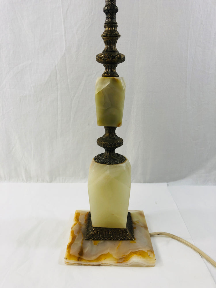 
                  
                    Large Vintage Brass and Onyx Table Lamp (20555)
                  
                