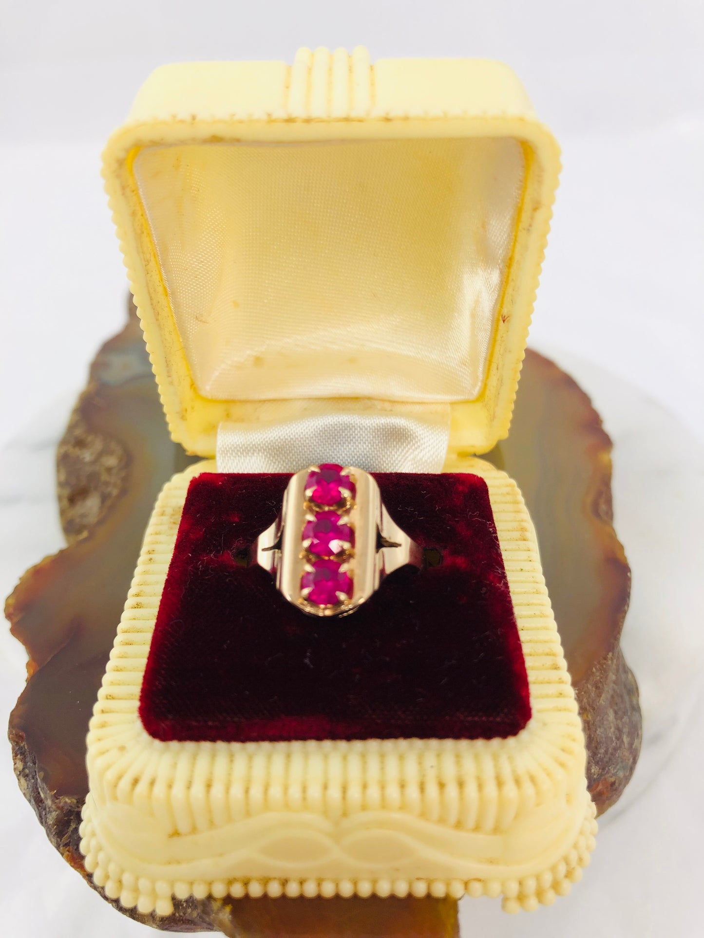 
                  
                    10K Gold Pink Ruby Gemstone Ring  - A&V (21589)
                  
                