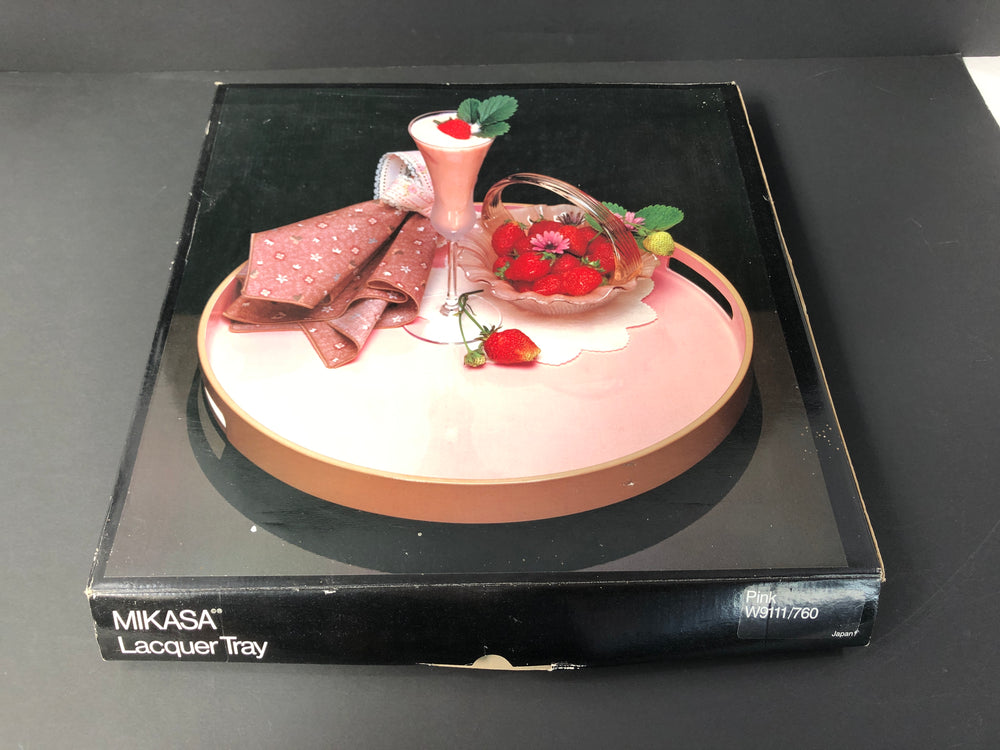 Mikasa Lacquer Tray - Pink (20324)