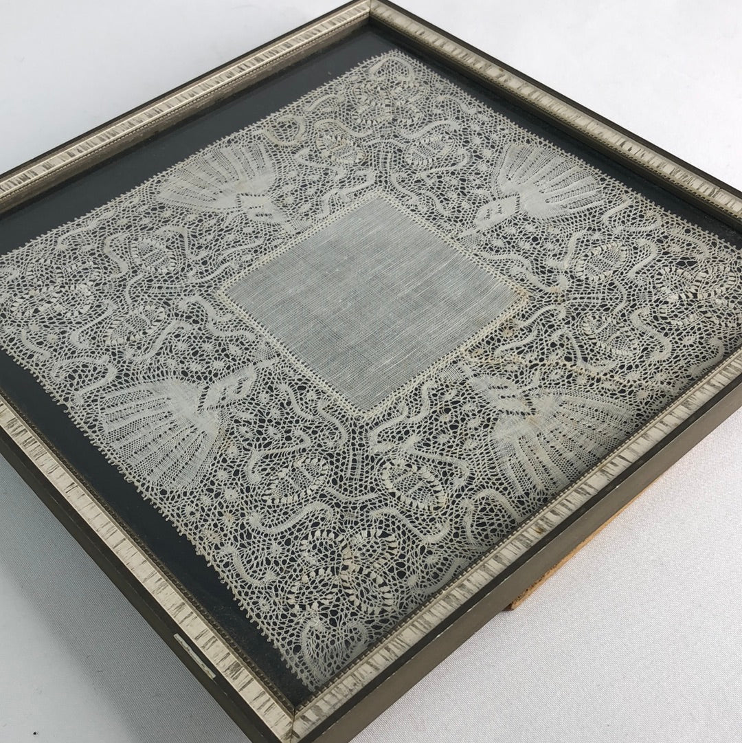 
                  
                    Framed Lace Hankerchief - Belgium (17132)
                  
                