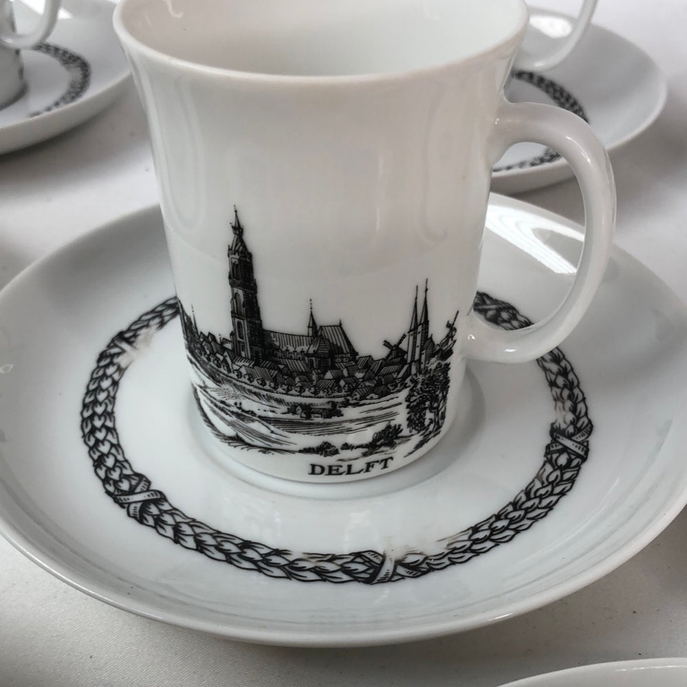 
                  
                    Mosa Black & White Tea cups & Saucers (16804)
                  
                