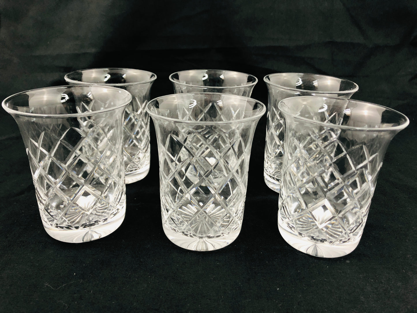 
                  
                    Vintage Crystal Cut Drinking Glasses x 6 (21111)
                  
                