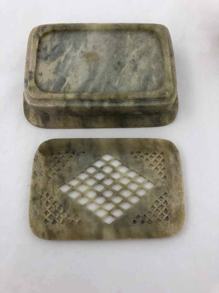 
                  
                    Onyx Pot and Marble Stone Soap Dish (19251)
                  
                