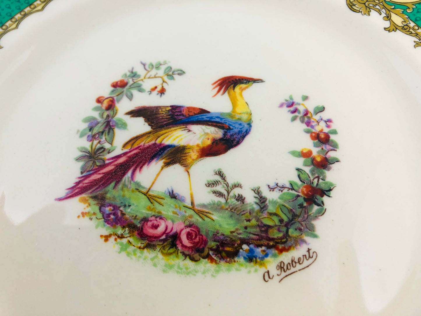 
                  
                    Myotts - Staffordshire Royal Crown - Chelsea Bird Plate (21352)
                  
                