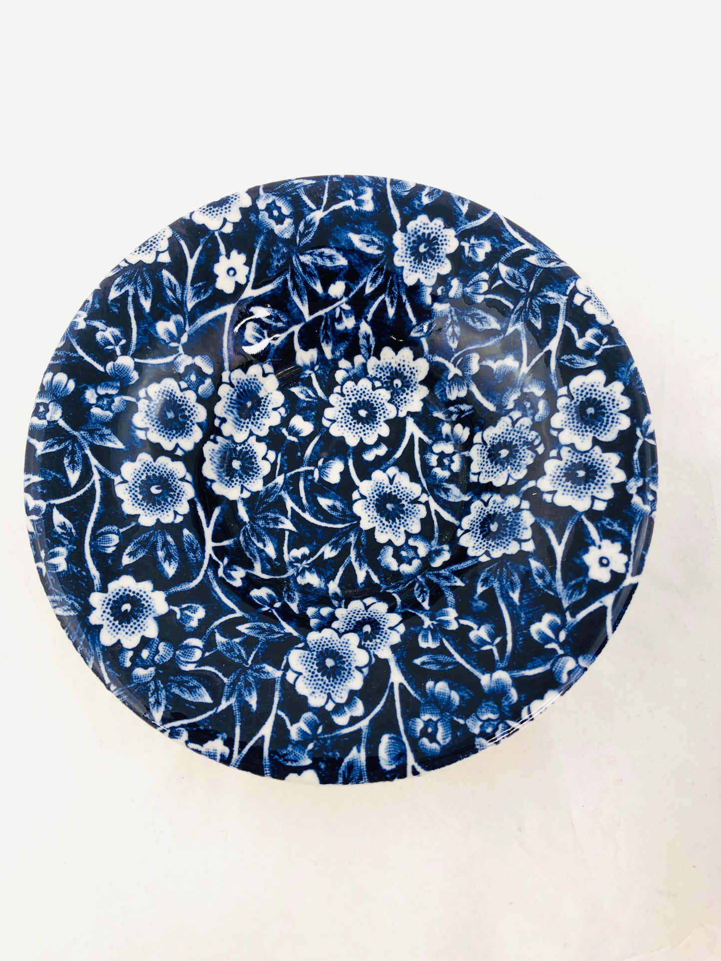 
                  
                    Vintage Calico Blue - Burleigh Coffee Cup and Saucer (21752)
                  
                