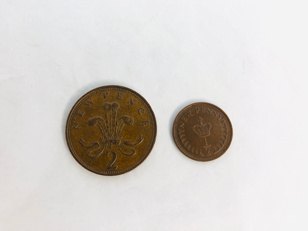 1971 New 2 Pence & New Penny - Change to Decimal Coins (21731)
