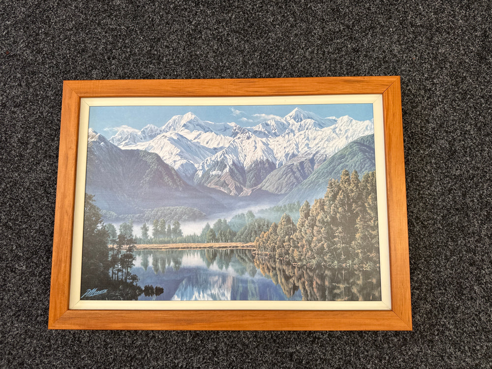 Lake Matheson by Peter Morath Framed Print (19316)