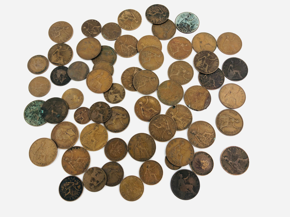 British One Penny & Half Penny Mix (21727)