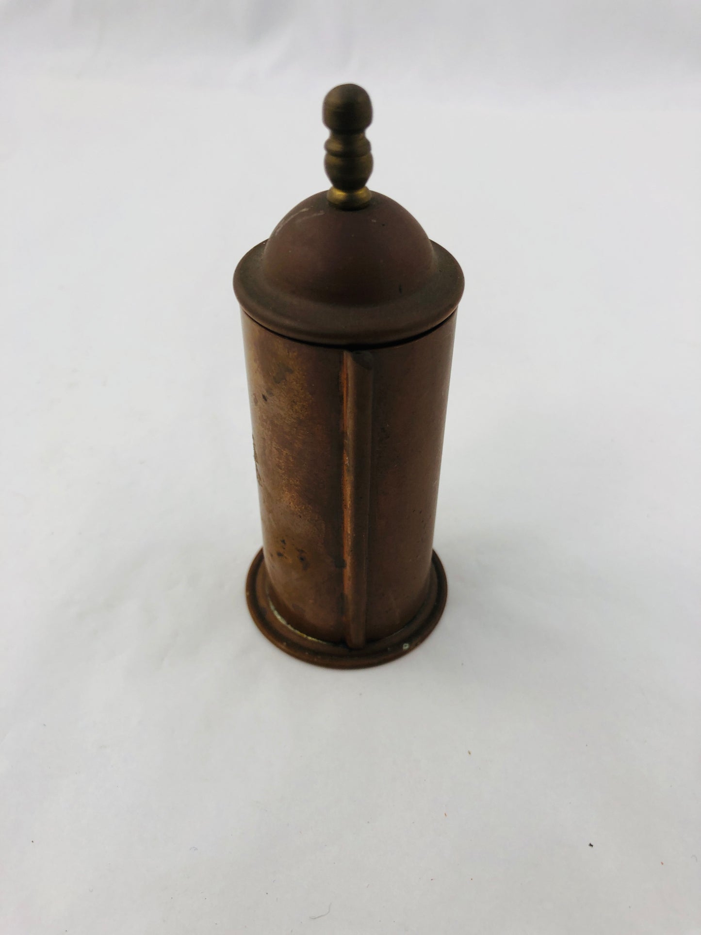 
                  
                    Vintage Australian Soho Foundry Ballarat Copper Toothpick Holder (21343)
                  
                