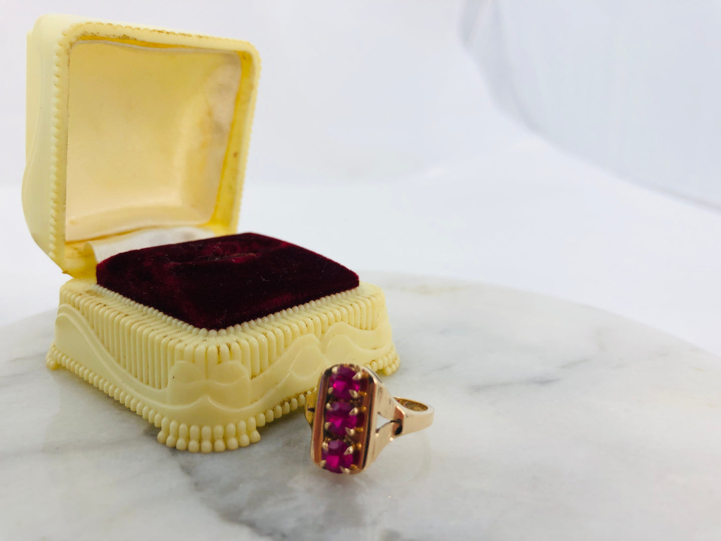 
                  
                    10K Gold Pink Ruby Gemstone Ring  - A&V (21589)
                  
                