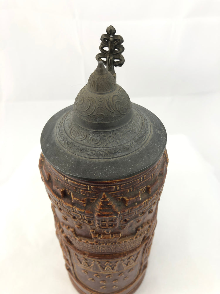 
                  
                    Vintage German Lidded Beer Stein (18610)
                  
                