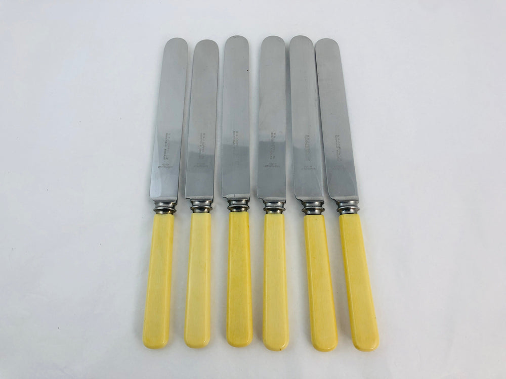 B & J Sippel LTD - Bone Handle Dinner Knives -Sheffield (21314)